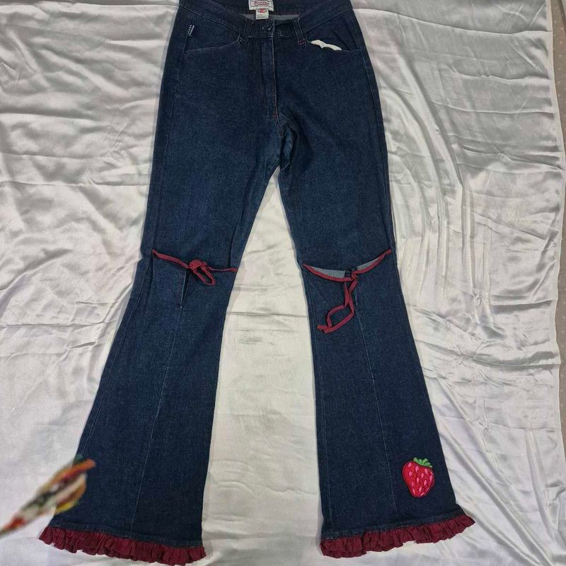 Bootcut Cute Korean Denim