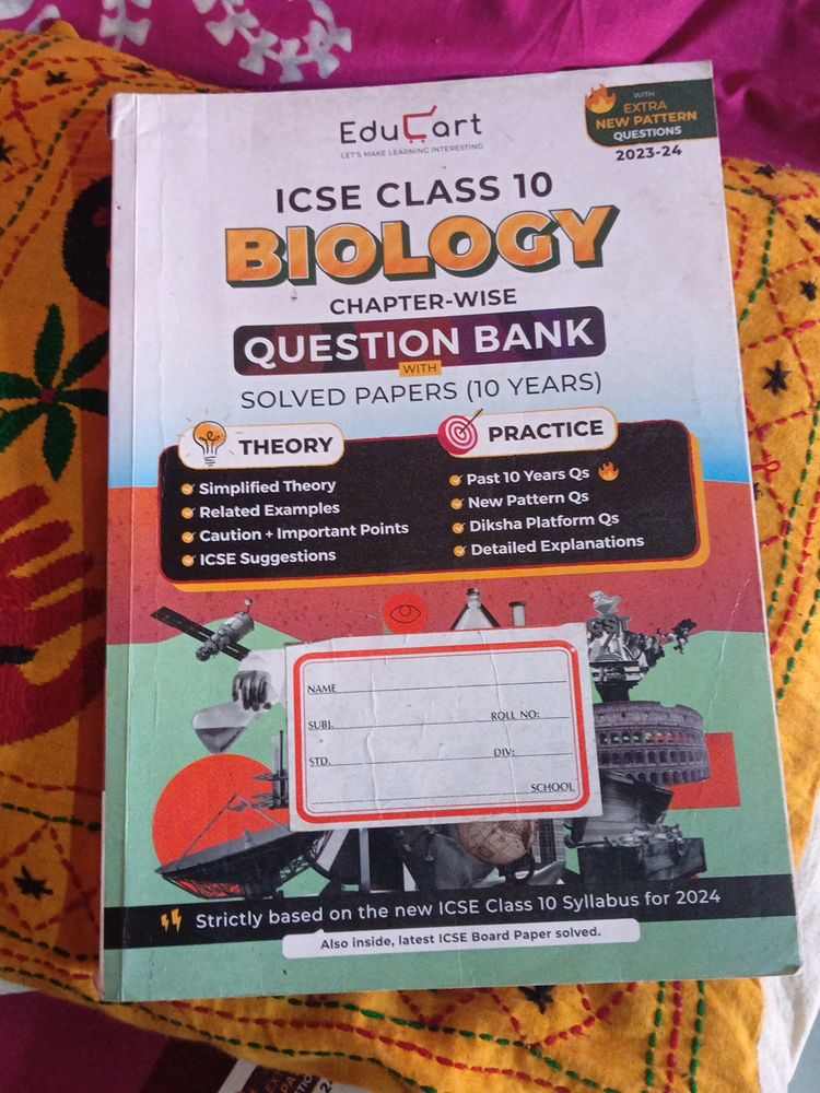 Questions Bank Of Biology Class 10 Icse