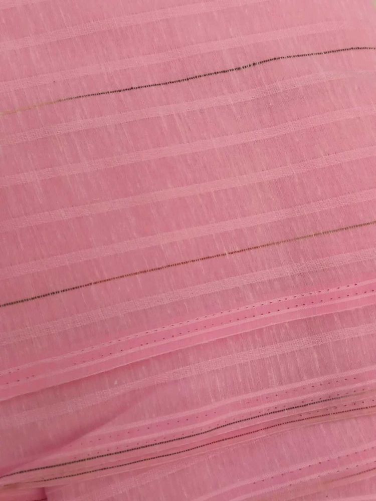 Pink Striped kurta/shirt cloth