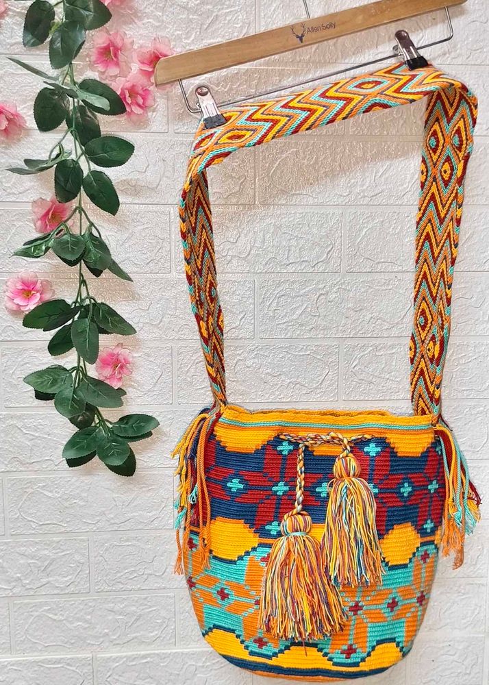 🎁Buy Two Get One Free🎁Colorful Handwoven Handbag