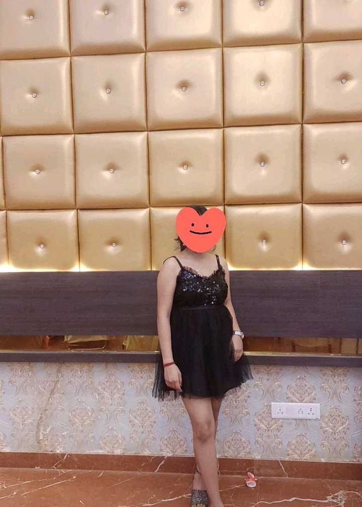 Sparkling Black Party Dress