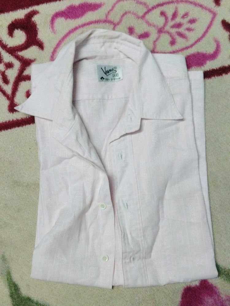 Versus Light Pink Shirt - Classic 44 Size