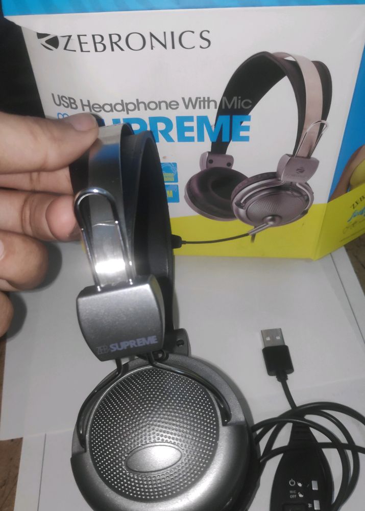 Zebronics USB Headphone (1 Month Old)