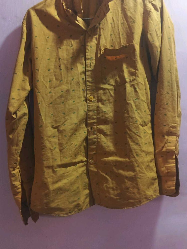 Mustard Casual Shirt