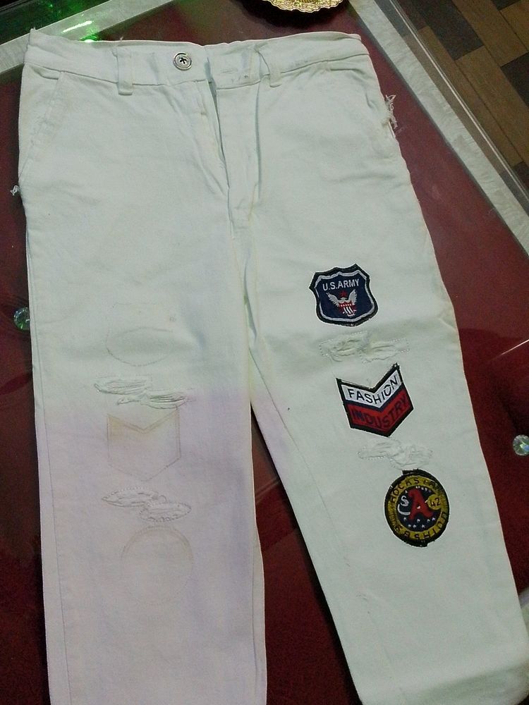 It Is Totally New But It&#39;s Tag Missing....White Jeans 👖 For Mens