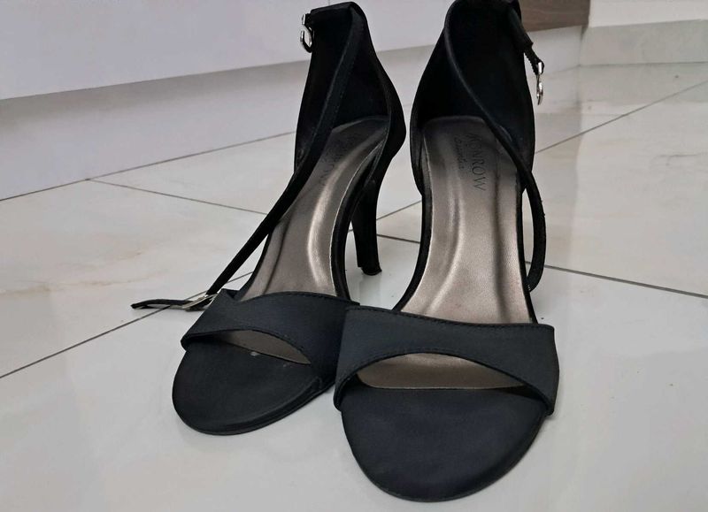 Black Heeled Sandals
