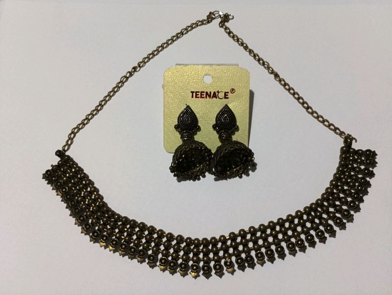 Necklace with Earrings