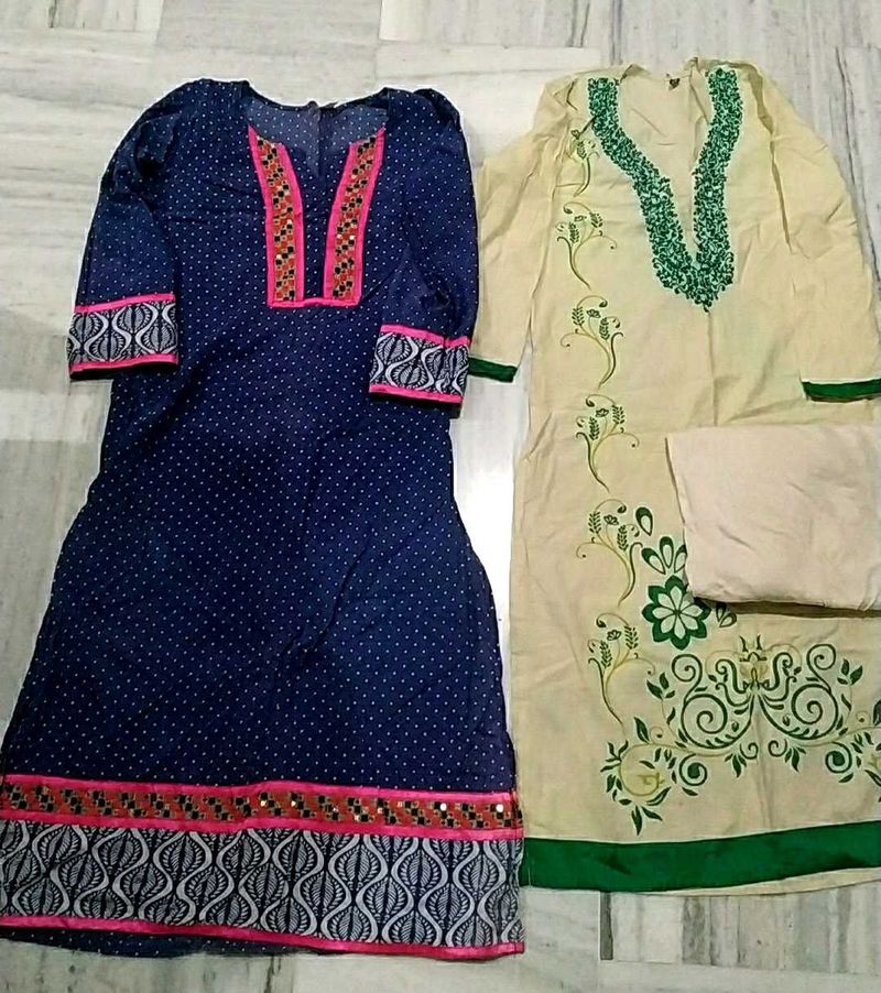 Set Of 2 Kurta With Leggings Old