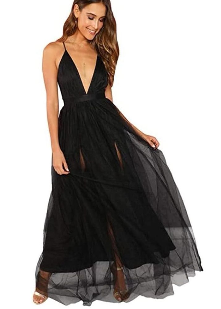 Shein Black Prom Dress