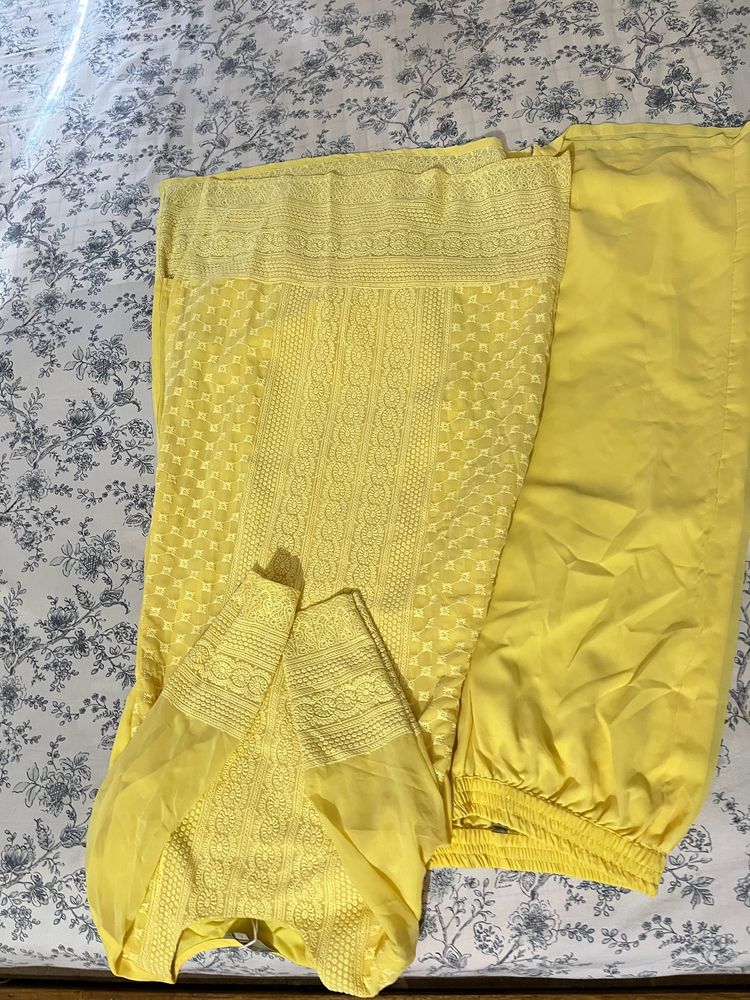 Anouk Chikankari Kurta Set