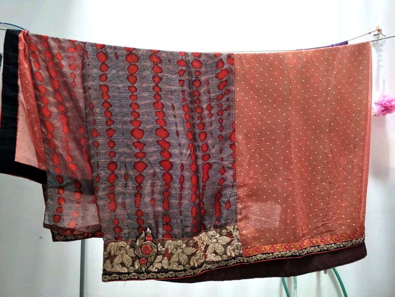Elegant Saree( Chiffon+ Tissu)