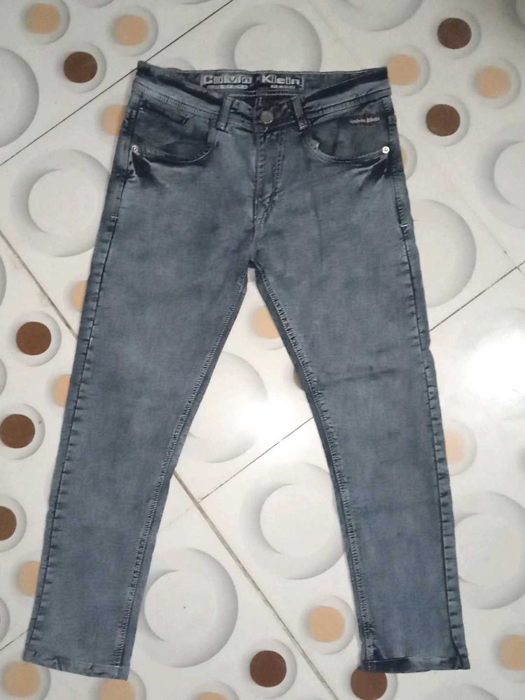 Calvin Klein Gray Denim Jeans