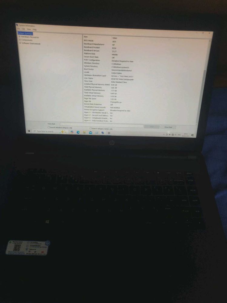 Hp laptop