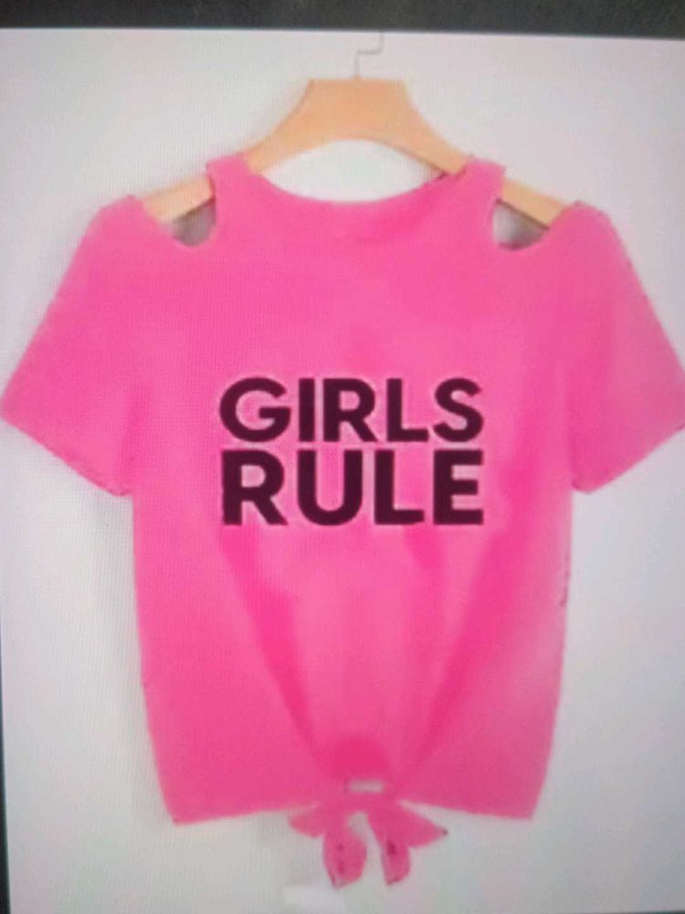 Girls Rule Pink Top