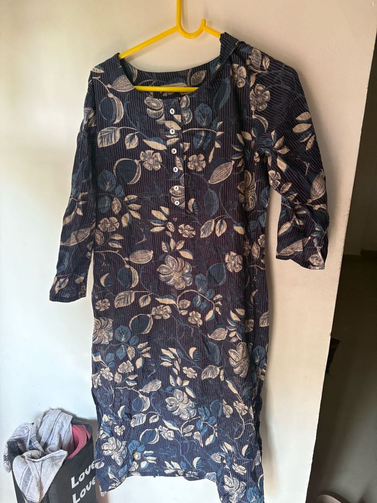 Floral Print Kurta
