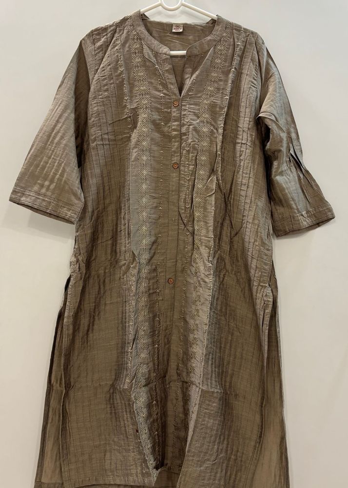 Brownish Olive Kurta