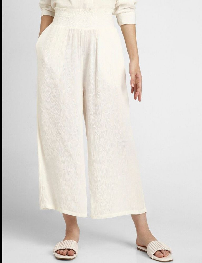 Ostin White Trousers
