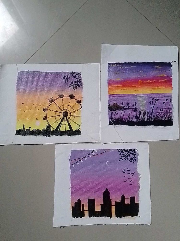 Original Landscape Paintings (Set of 3)