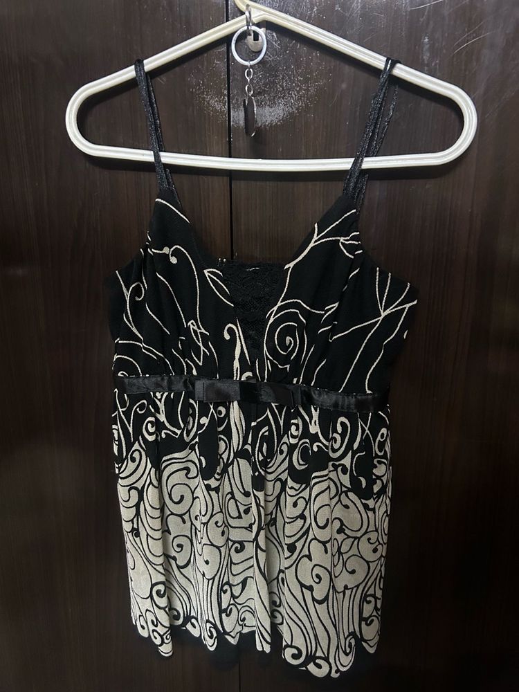 Black &amp; White Cami Top