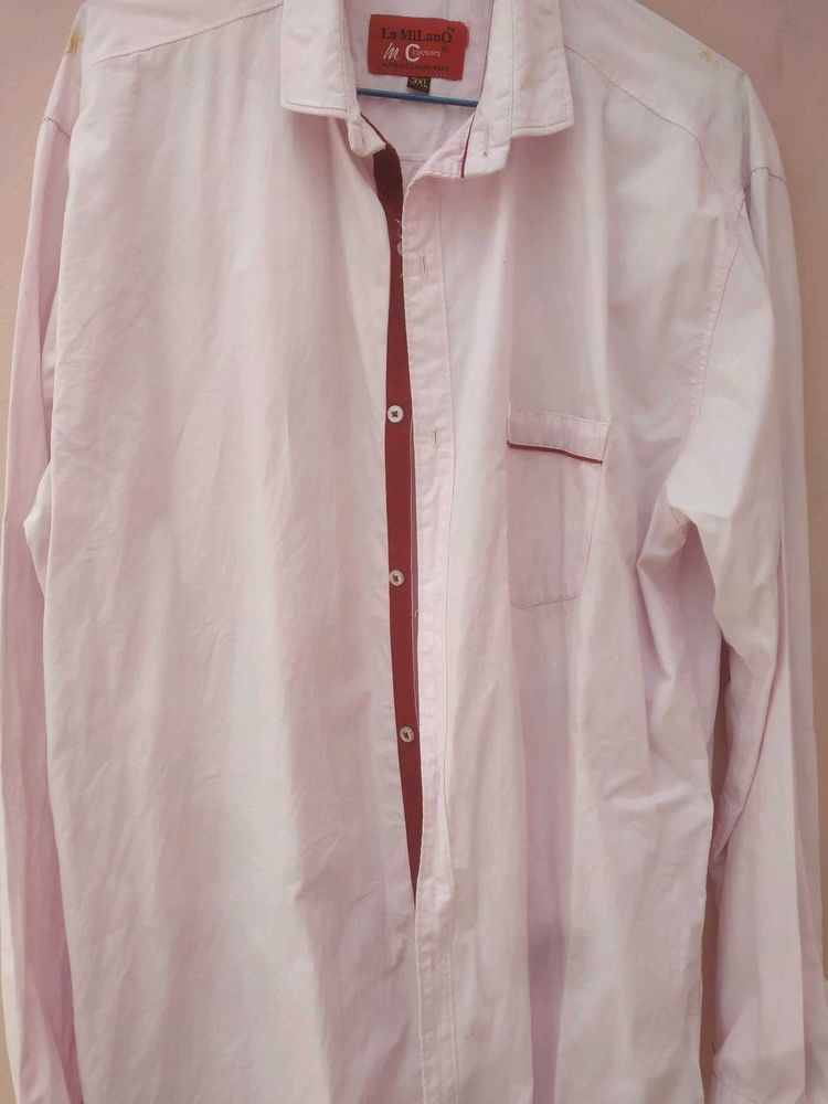 Men Pink Shirt