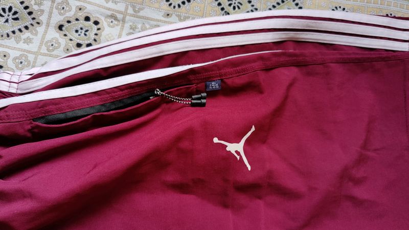 Pantaloons Maroon Shorts.