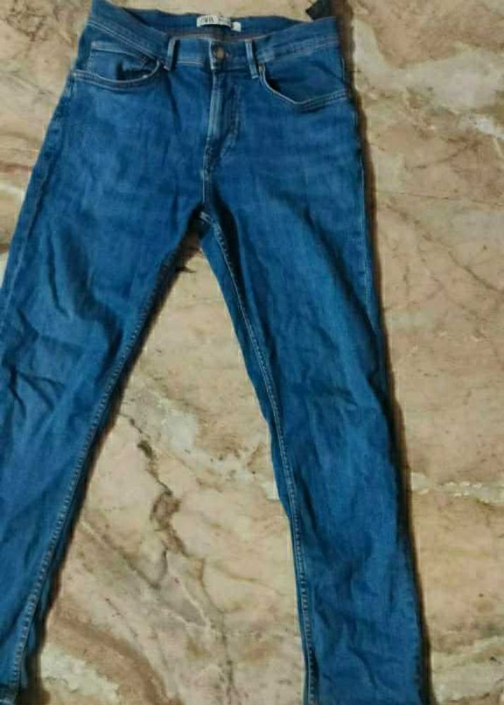 Zara Blue Denim Jeans