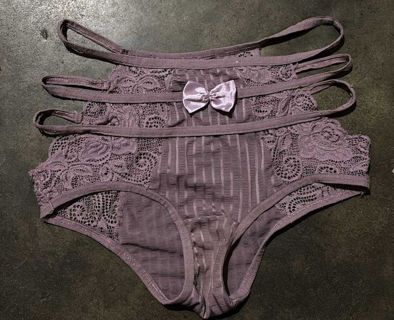Lace Trim Thong