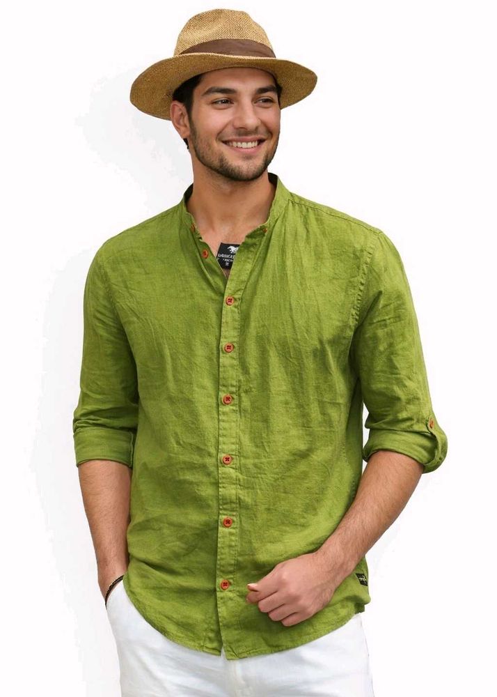 Stylish Green Casual Shirt