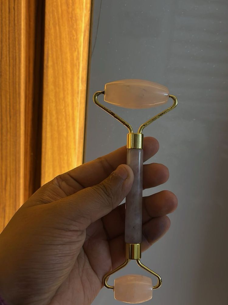 Rose Quartz Facial Roller Jade