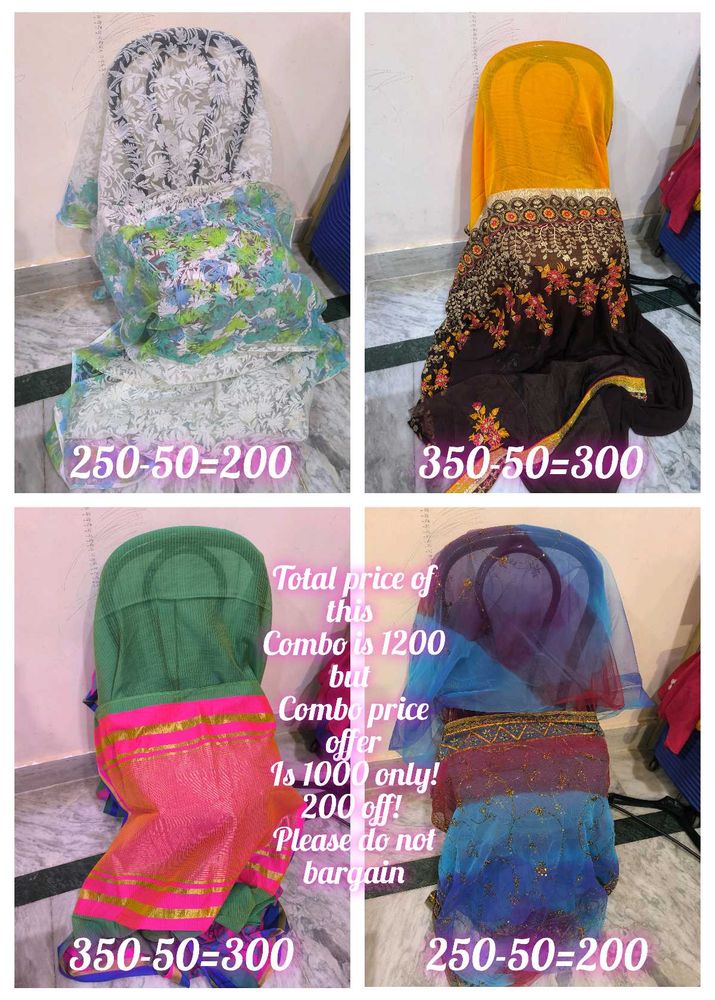 set of 4 sarees
