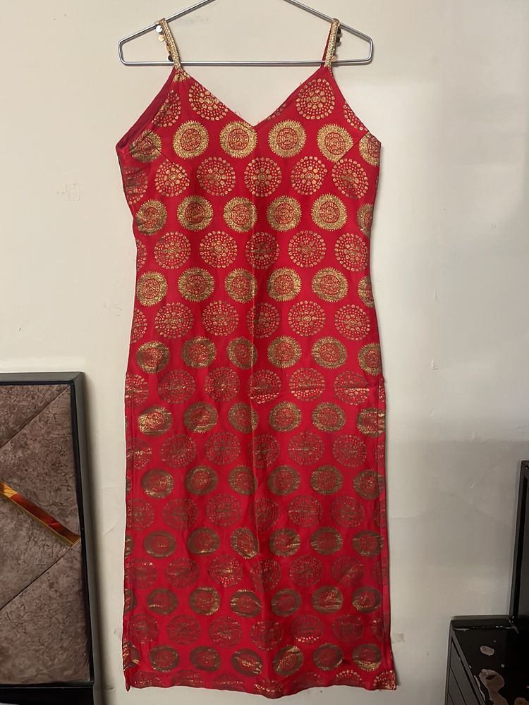 Pinteresty Red kurta set
