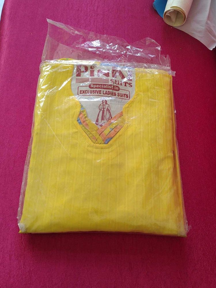 Yellow Ladies patiala suit