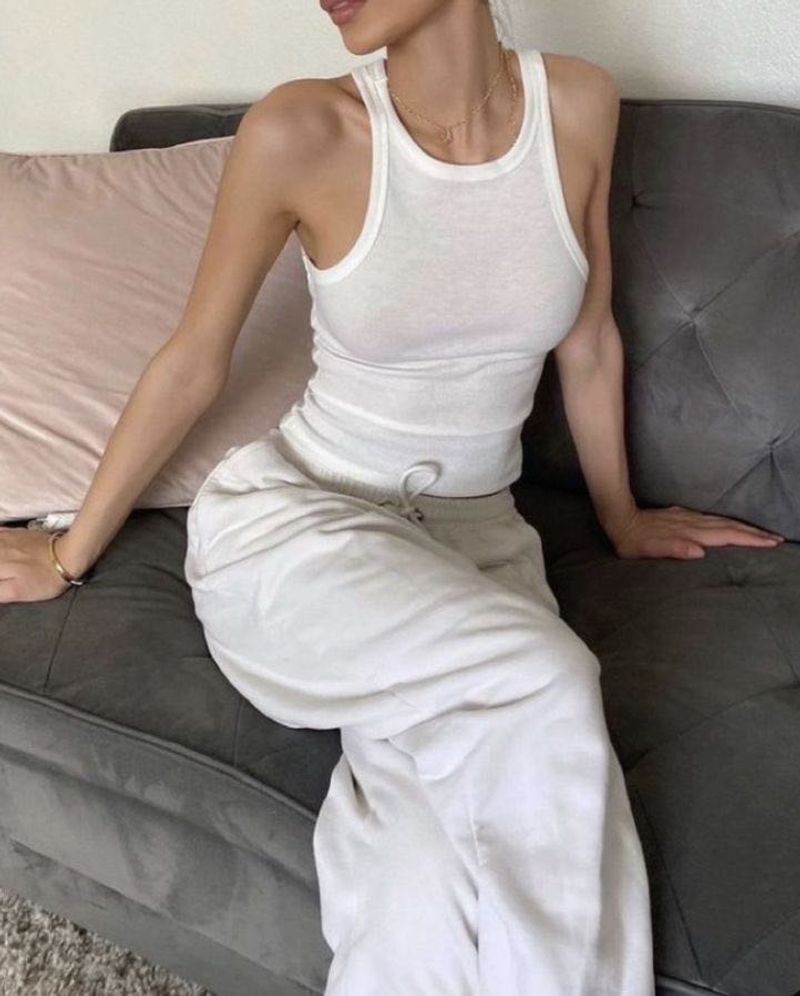 h&amp;m Casual White Tank Top