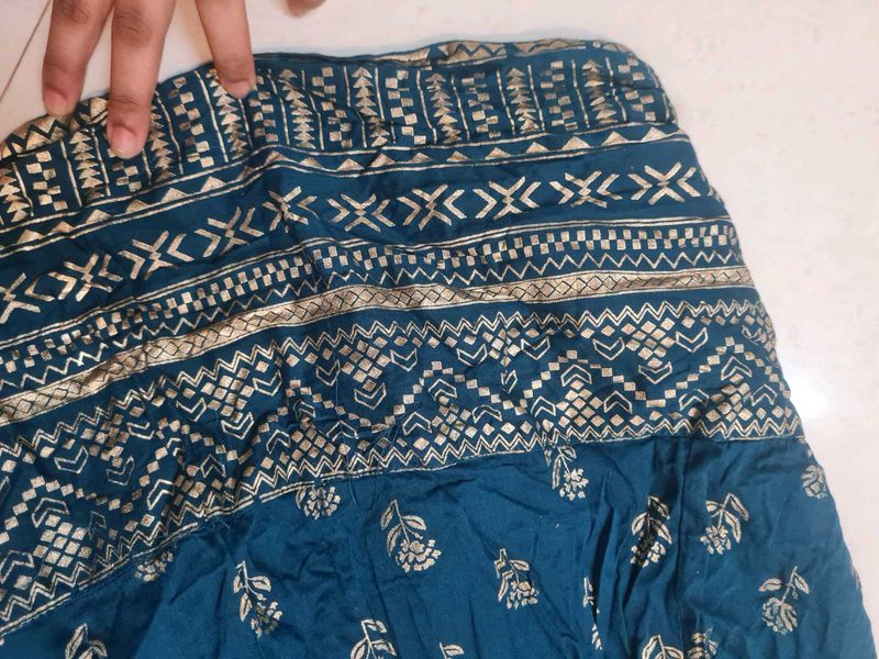 Stylish Teal Ethnic dress