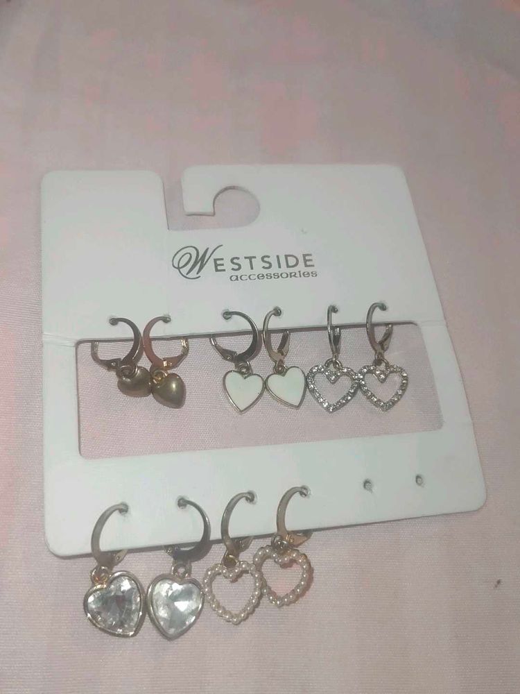 Westside Heart Earring Set