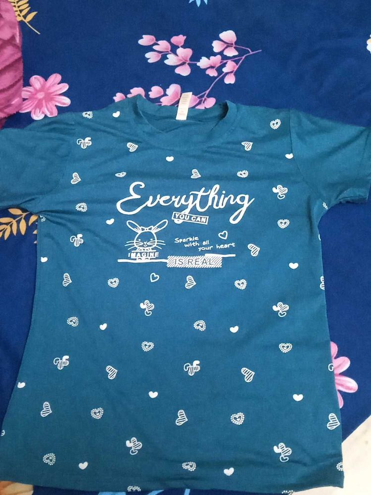 Cute Graphic Print Tee