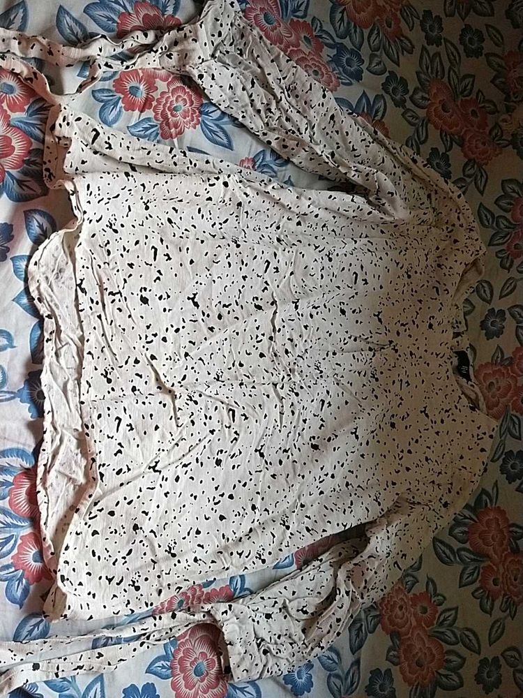 White Dotted Tunic