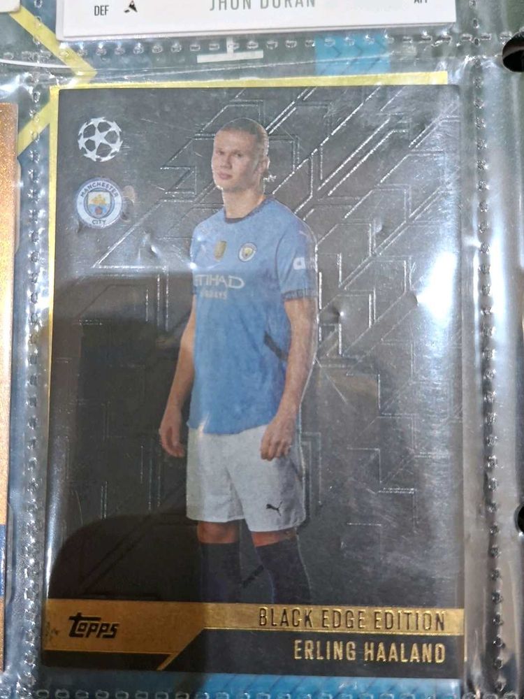 Erling Haaland Topps Black Edge Edition