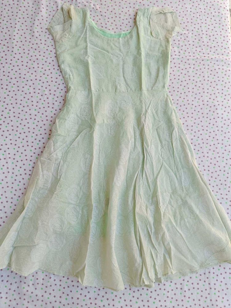 Vintage Mint Green Fit &amp; Flare Dress