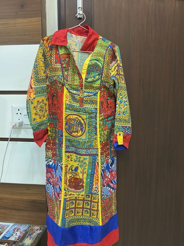 rajasthani colorful kurti women