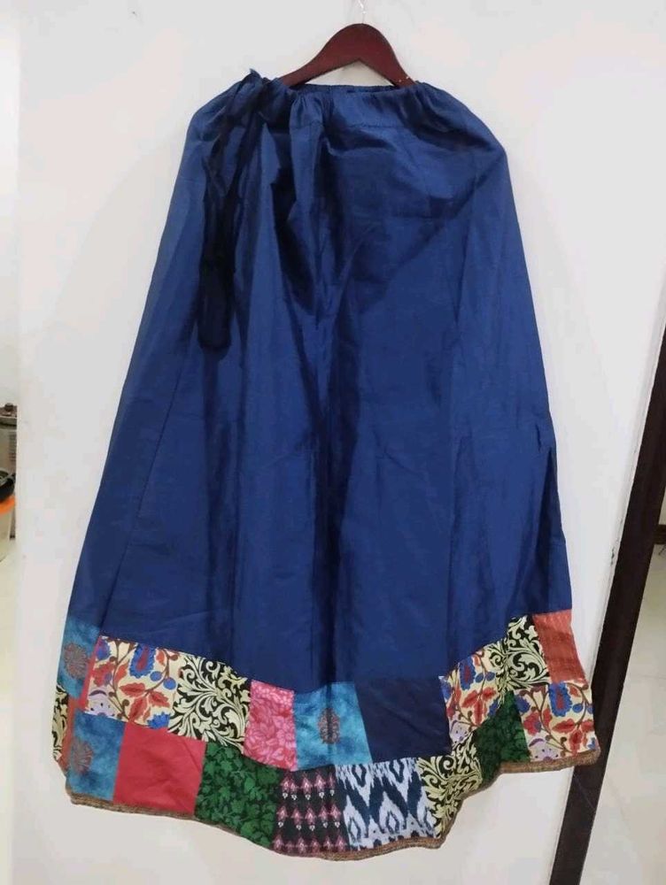 Vintage Patchwork Maxi Skirt