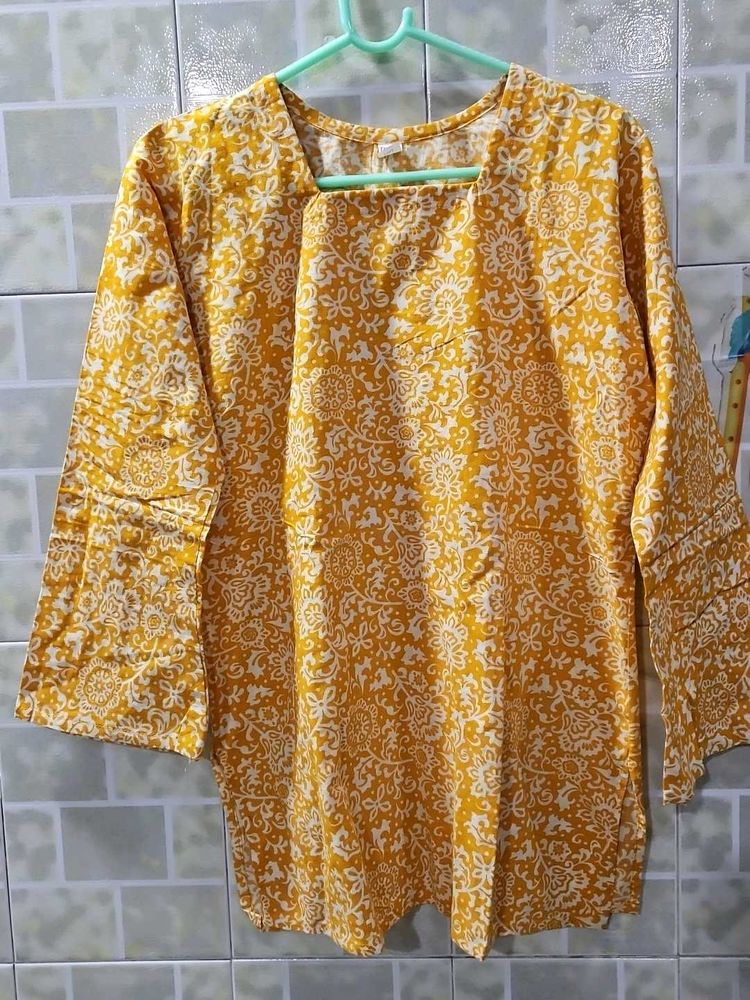 Floral Print Kurta