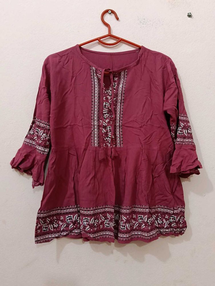 Preety Pink Top