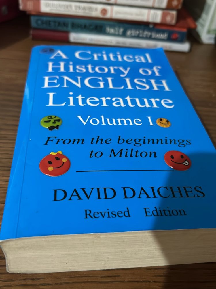 A Critical History Of English Literature Vol 1