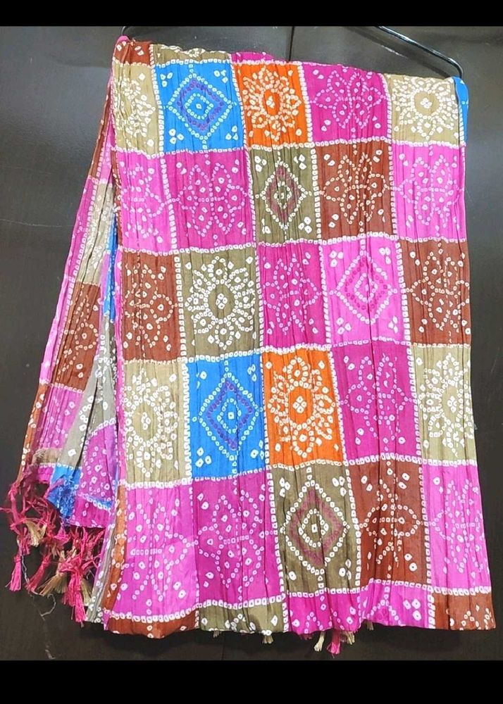 Multi Printed Jaipuri Dupatta