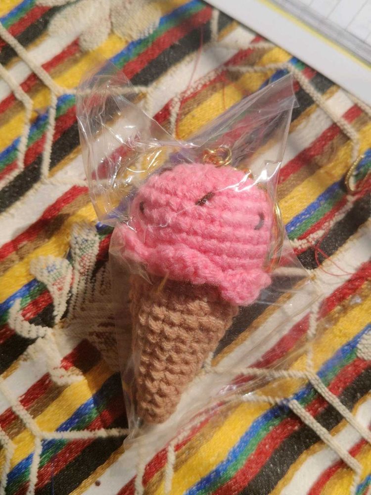 Cone Icecream Keychain
