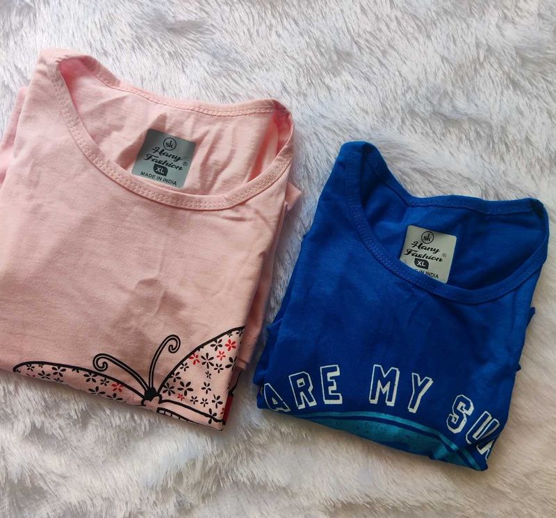 TSHIRT PACK OF 2 FOR WOMEN