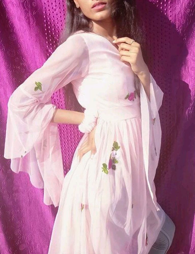 A Net One-piece Dress
