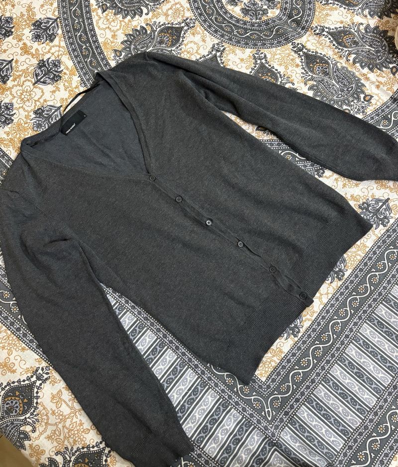 Vero Moda Gray Knit Cardigan