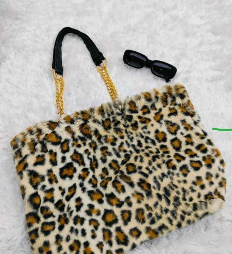 Fur Tiger Print New Handbag Shoulderbag